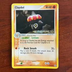 Claydol 24/106 Reverse Holo Uncommon Emerald Pokemon Card DMG - Image 1
