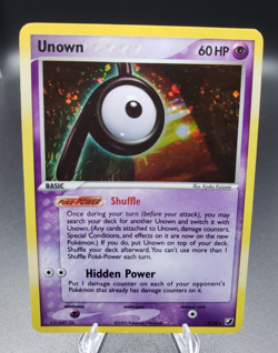 Pokemon TCG Unown P/28 - EX Unseen Forces Holo - Image 1