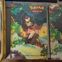 Pokemon Crown Zenith Marnie & Morpeko EMPTY Mini Tin sticker art card only - Image 1