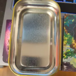 Pokemon Crown Zenith Marnie & Morpeko EMPTY Mini Tin sticker art card only - Image 4