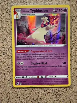 HISUIAN TYPHLOSION 052/189 HOLO R ASTRAL RADIANCE POKEMON NM/M - Image 1