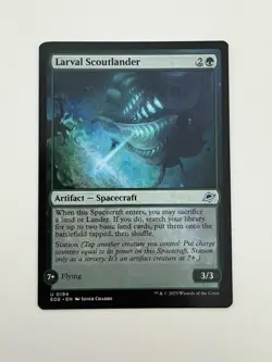 Larval Scoutlander MTG Magic the Gathering Card NM Near Mint EOE - Image 1