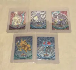 Topps TV Animation Ed Series 1999 Pokemon Complete Your Set #53 to #73 Holofoil - Image 1