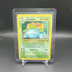 Pokemon TCG Venusaur 15/102 Base Set Holo Rare 100HP 1999 Stage 2 Wizards Card - Image 1