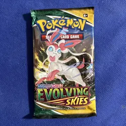 Pokemon TCG Sword & Shield Evolving Skies Booster Pack 820650808777 - Image 1
