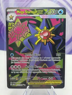 Mega Starmie EX 102/088 Ultra Rare Perfect Order Pokemon TCG NM - Image 1
