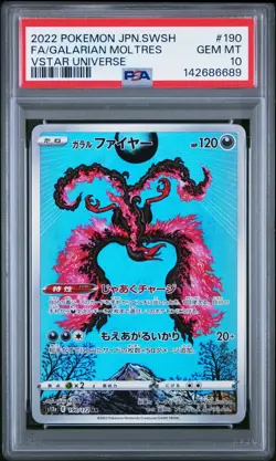 PSA 10 GALARIAN MOLTRES 190/172 AR S12A VSTAR UNIVERSE JAPANESE POKEMON 🌑 - Image 1