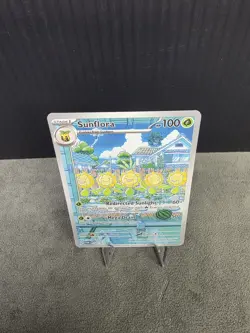 Sunflora 169/167 Illustration Rare Pokemon TCG Twilight Masquerade NM English - Image 4