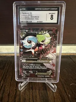 Pokemon XY Generations Radiant Collection Mega Gardevoir EX RC31/RC32 CGC 8 - Image 1