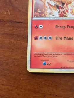 Pokemon TCG Arcanine 1/123 [Holo] HeartGold & SoulSilver - Image 5