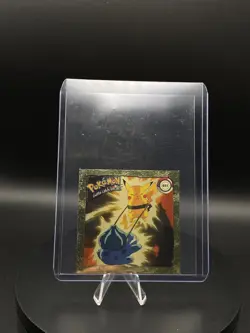Bulbasaur & Pikachu G11 - POKEMON ARTBOX SERIES 1 GOLD HOLO STICKER - Image 4