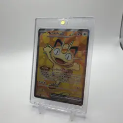 POKEMON MEOWTH EX FULL ART# 107/088 MEGA EVOLUTION PERFECT ORDER NM-M - Image 1