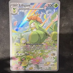Pokemon Lilligant 092/086 Sv: Black Bolt Illustration Rare Holo English 100 HP - Image 1