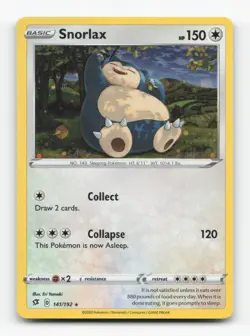 Pokemon TCG - Snorlax - 140/202 (Cosmos Holo) 140/202 LP Holo Blister Exclusives - Image 1