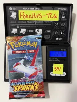 (HEAVY)🔥 22.46g Pokemon TCG Surging Sparks Booster Pack Factory Sealed✅ - Image 1