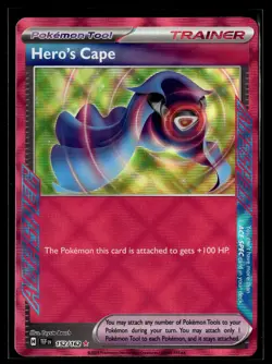 Pokemon TCG SV05: Temporal Forces #152/162 Hero's Cape - Image 1