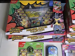 Pokemon Ascended Heroes Premium Poster Collection Mega Lucario (Lot Of 12 Items) - Image 2