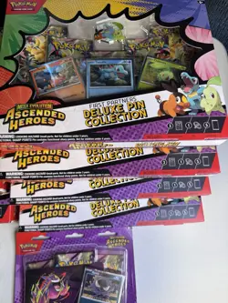 Pokemon Ascended Heroes Premium Poster Collection Mega Lucario (Lot Of 12 Items) - Image 3