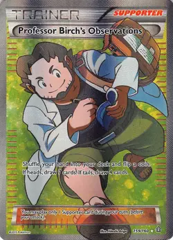 Professor Birch's Observations 159/160 Ultra Rare Primal Clash Pokemon LP - Image 1