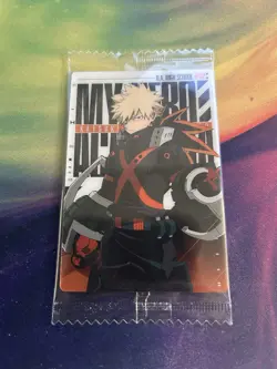 My Hero Academia Bakugo Japanese Wafer Card - Image 1