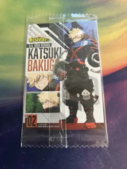 My Hero Academia Bakugo Japanese Wafer Card - Image 2