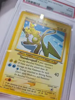 Pokemon TCG 2002 Pokemon Neo Destiny Shining Raichu Holo #111/105 - Image 2
