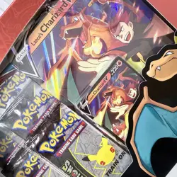 Pokemon TCG Celebrations Collection Lance's Charizard V Box Sealed - Image 3