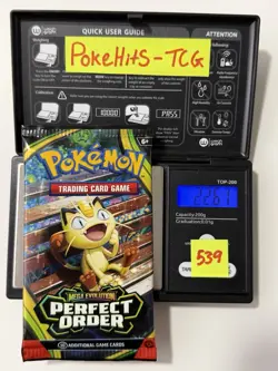 (HEAVY)🔥 22.61g Pokemon TCG Perfect Order Booster Pack Factory Sealed✅ - Image 1