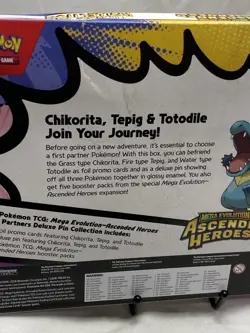 Pokemon TCG Mega Evolution Ascended Heroes First Partners Deluxe Pin Collection - Image 4