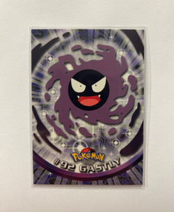 2000 Pokemon Gastly #92 TV Animation Edition Topps Blue Logo - Image 1
