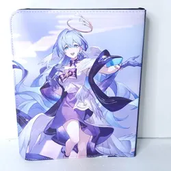 Robin Purple Blue Card Binder 3-Ring Anime Waifu Double Sided Redemption Folder - Image 2