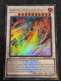 Yu-Gi-Oh! Sangenpai Transcendent Dragion 25LP-EN007 Emblazoned Ultra Rare - Image 1