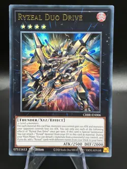 Ryzeal Duo Drive CRBR-EN006 Ultra Rare Near Mint 1st Edition Yugioh - Image 1