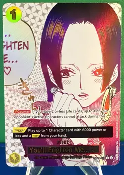 One Piece The Azure Sea's Seven You'll Frighten Me... (Alt Art) OP14-118 - NM - Image 1