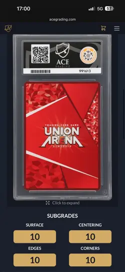 Tanjiro Kamado UAPR/KMY-1-072 Union Arena Demon Slayer TCG ACE Graded 10 Promo 2 - Image 2