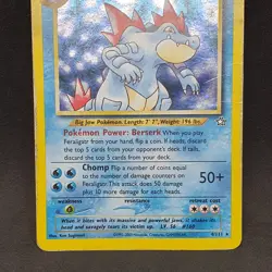 Feraligatr 4/111 Holo rare WOTC Vintage Pokemon Card TCG Neo Genesis - Image 3