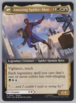 Peter Parker Spiderman MTG Exclusive Event Promo Non-Foil IN HAND - Image 3