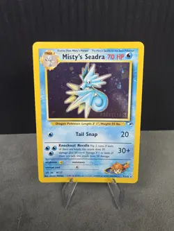 Misty's Seadra (Prerelease) 009/132 Wotc Promo Holo Rare Vintage Pokemon TCG LP - Image 1