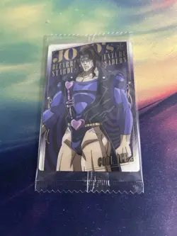 JoJo's Bizarre Adventure Stardust Crusaders Cool Ice Japanese Wafer Card - Image 1