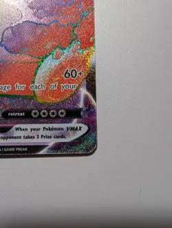 Pokemon Card Snorlax VMAX 206/202 Sword & Shield Full Art Secret Rare RED DOT - Image 5