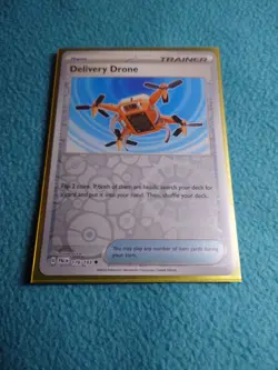 DELIVERY DRONE REVERSE HOLO 178/193 PALDEA EVOLVED 2023 POKEMON CARD NEAR MINT. - Image 1