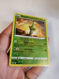 Virizion 014/195 - Sword & Shield Silver Tempest Reverse Holo Rare - TCG Pokemon - Image 3