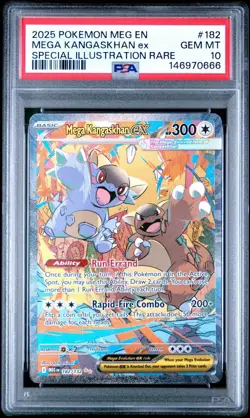 Mega Kangaskhan ex 182/132 SIR Pokemon Mega Evolution #182 GEM MINT PSA 10 - Image 1
