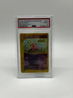 SLOWKING POKEMON AQUAPOLIS 2003 34 / 147 PSA 9 - MINT, vom Handler! - Image 1