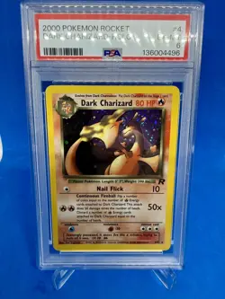 2000 Team Rocket Pokemon Complete PSA 6 18 Holo Set Dark Charizard Dragonite NM - Image 2