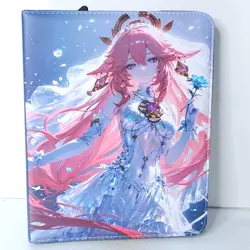 Yae Miko Boa Card Binder 3-Ring Anime Waifu Double Sided Redemption Folder - Image 1