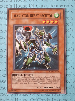 GLAS-EN024 Gladiator Beast Secutor Yu-Gi-Oh Card 1st Edition - Image 1