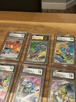 Full Set CGC GEM MINT 10 First Partner Illus Collection Series 1 Promos Pokemon - Image 4