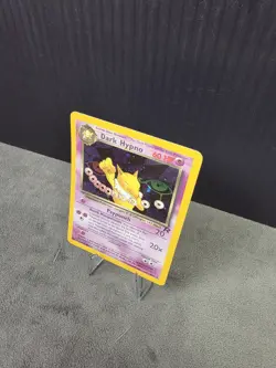 Pokemon TCG Dark Hypno Holo Rare 9/82 Unlimited Edition Vintage English LP 👌 - Image 3