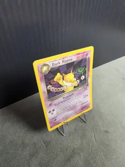 Pokemon TCG Dark Hypno Holo Rare 9/82 Unlimited Edition Vintage English LP 👌 - Image 5